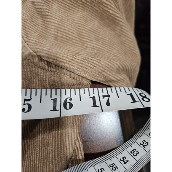 Vintage Abercrombie & Fitch Corduroy Tan Double Breasted Jacket Coat Size XS - Picture 7 of 9